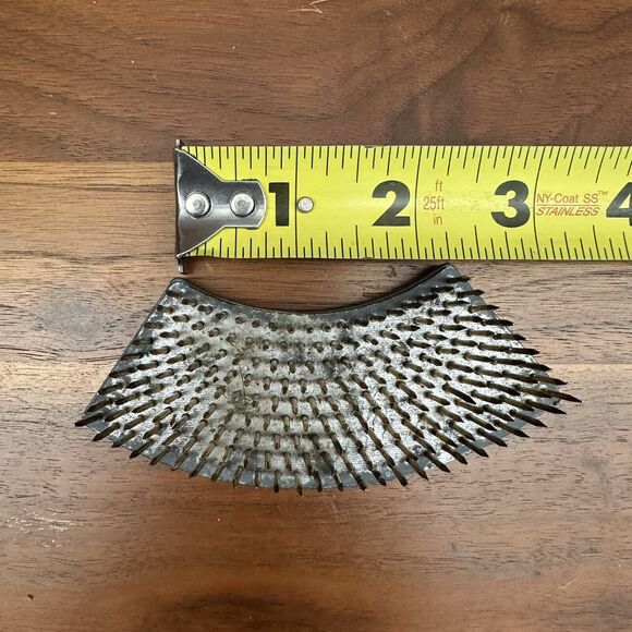 Two's Company Ikebana Pin Arranger Fan Shape Florist Frog Flower Arrangement - Picture 9 of 10